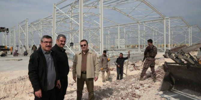 Afad Suriye Sınırına Dev Lojistik Depo Kuruyor