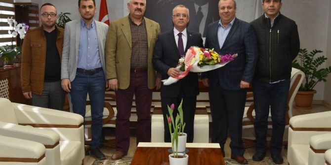 Emlakçılardan Başkan Kayda’ya Ziyaret