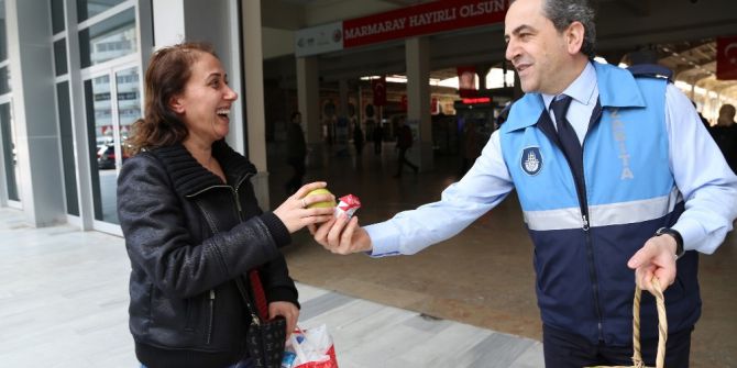İstanbul Zabıtası’ndan Yeşilay Haftası İçin Anlamlı Etkinlik