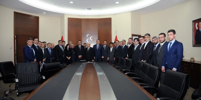 Mhp Gölbaşı İlçe Teşkilatı’ndan Mhp Genel Başkanı Bahçeli’ye Ziyaret