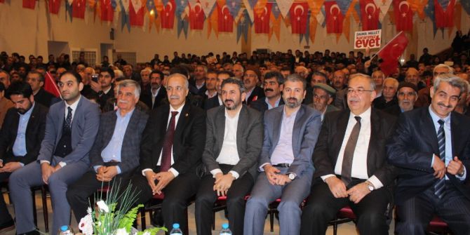 Referanduma ‘Evet’ Kampanyası Toplantıları Devam Ediyor