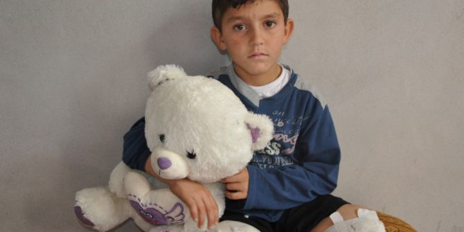 İki Bacağı Kopan Abdulbasit’in Hayali Çocuk Doktoru Olmak