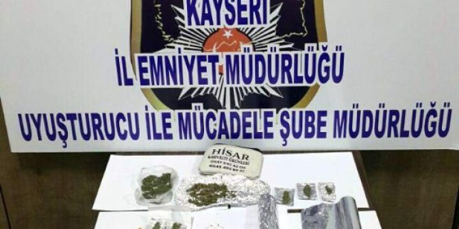 Kayseri’de Uyuşturucu Operasyonu
