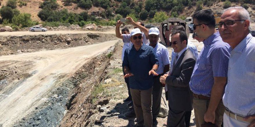 Başkan Kara, Vali Çataklı İle Yukarı Afrin Barajında İncelemelerde Bulundu