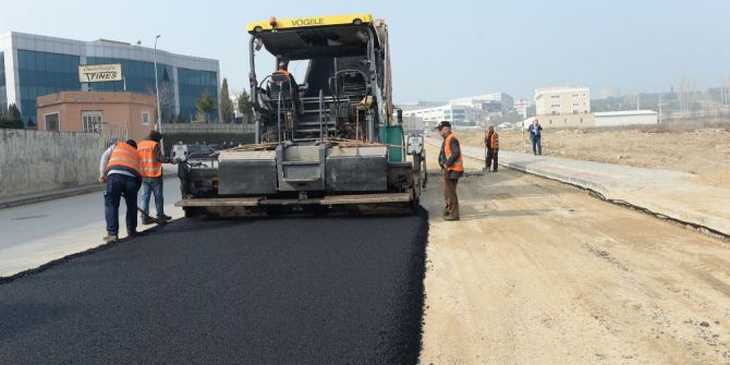 İmara Açılan Yeni Yollar Asfaltlanıyor