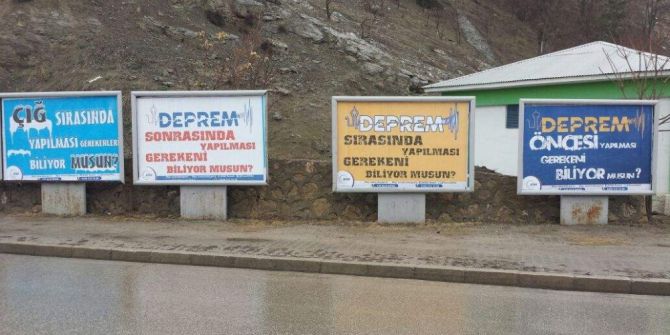 Tunceli’de Afet Bilinci Çalışmaları