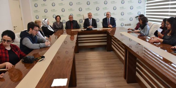 Odtü’den Panel Öncesi Başkan Kayda’ya Ziyaret