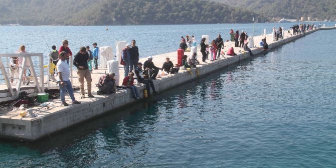 Göcek Körfezinde Balık Tutma Yarışması