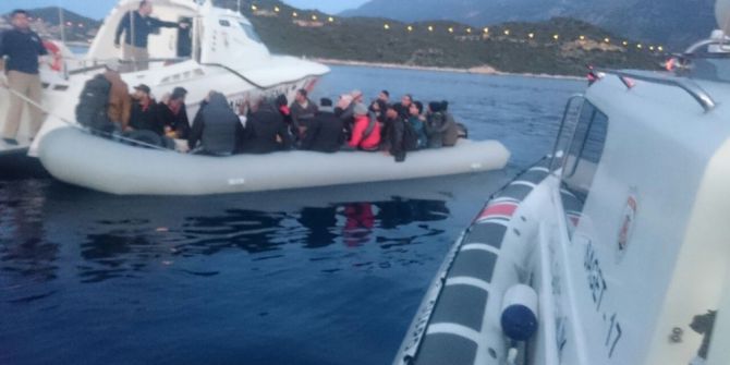 Sahil Güvenlik Komutanlığı 1 Haftada 230 Göçmeni Yakaladı