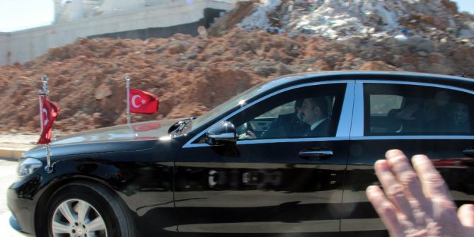 Cumhurbaşkanı Erdoğan Çamlıca Camii’nde İncelemelerde Bulunuyor