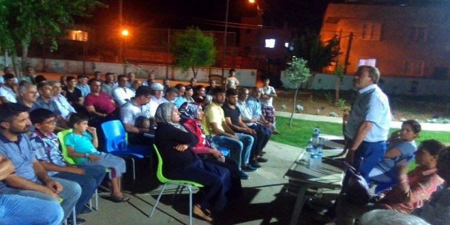 Eş Başkanlar Mutlu Ve Türk, Çay Mahallesi Sakinleriyle Buluştu