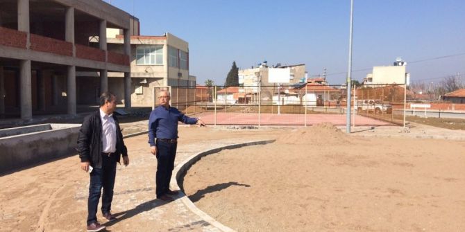 Yılmaz Parkında Çalışmalar Devam Ediyor