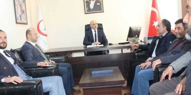 Ak Parti Edremit’ten Müftü Ve Başhekime Ziyaret