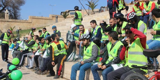 Şanlıurfa’da Bisiklet Hediyeli Şehir Turu