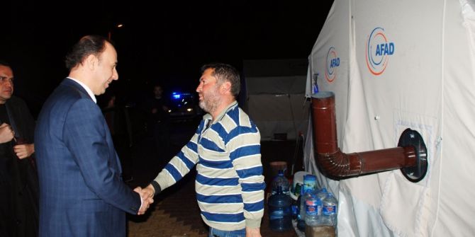 Vali Abdullah Erin, Samsat İlçesinde Sabahlıyor