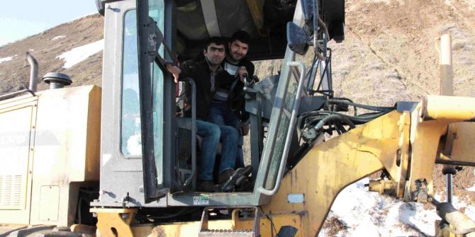 Muş-varto Karayolunda Heyelan