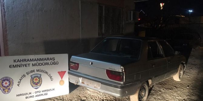 Şanlıurfa’da Çalındı Kahramanmaraş’ta Bulundu