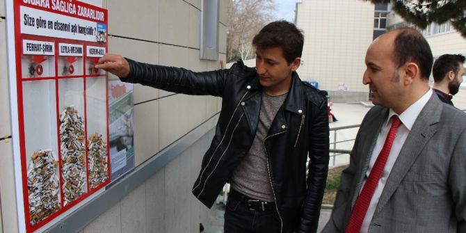 Bu Ankette Oylama Sigara İzmaritleriyle Yapılıyor