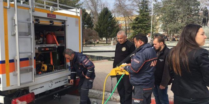 Kırklareli Valilik Meydanı’nda Afad Standı