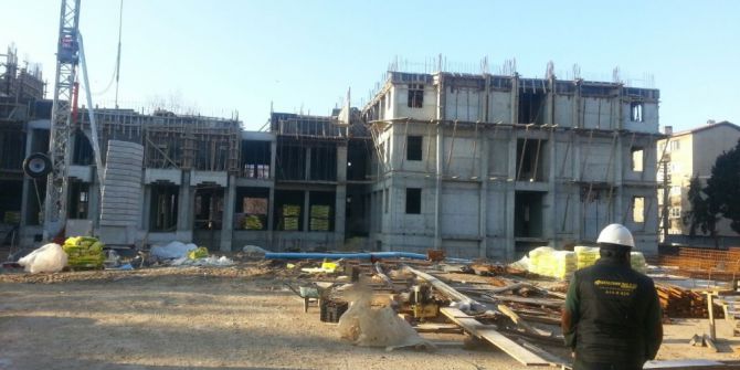 Fatma Şemsettin Çamoğlu Ortaokulu Çalışmaları Devam Ediyor