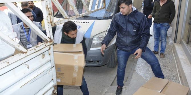 Viranşehir De Impr Humanitarian’dan Suriyeli Sığınmacılara Yardım Eli