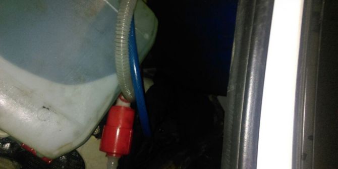 Mazot Hırsızları Suçüstü Yakalandı