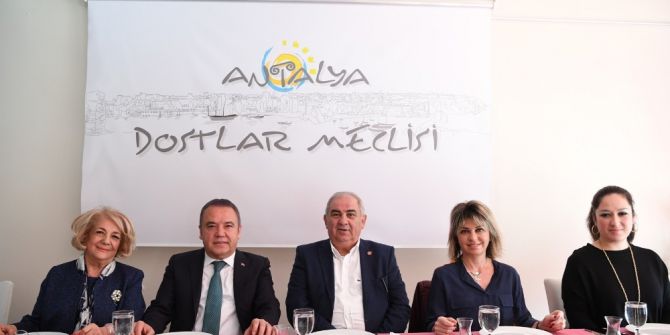 Başkan Böcek, Dostlar Meclisi’nde