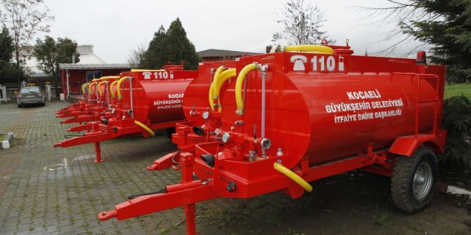 Kocaeli Genelinde 12 Köye Seyyar Yangın Tankeri Dağıtılacak
