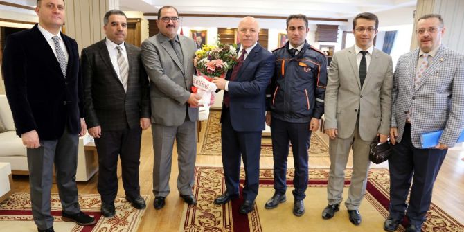 Afad İl Müdürü Karslı Başkan Sekmen’i Ziyaret Etti