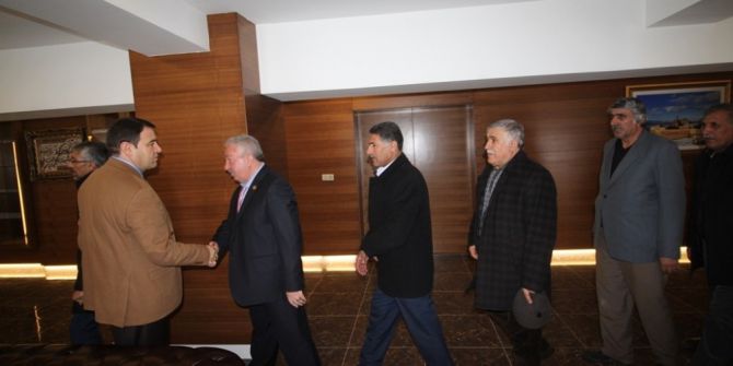 Köy Muhtarlarından Başkan Işın’a Ziyaret