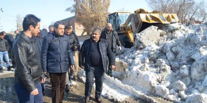 Başkan Işın, Kar Temizleme Çalışmalarını Denetledi