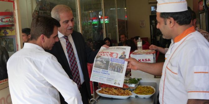 Başkan Demirkol Evet Turunu Sürdürdü