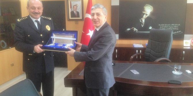 Güvenlik Dairesi Başkanı Çankal, Emniyet Müdürü İle Bir Araya Geldi