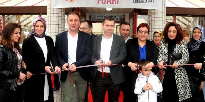 Çan Belediyesi 3. Üretken Kadınlar Fuarı Kapılarını Açtı