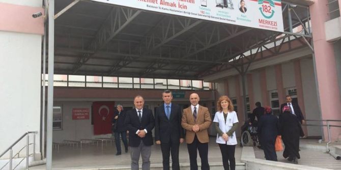 Kaymakam Sırmalı’dan Başhekim Şahin’e Hayırlı Olsun Ziyareti