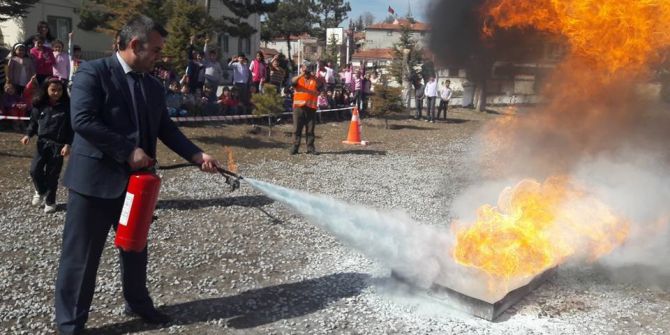 Kırka’da Yangın Eğitimi Ve Tatbikatı Yapıldı