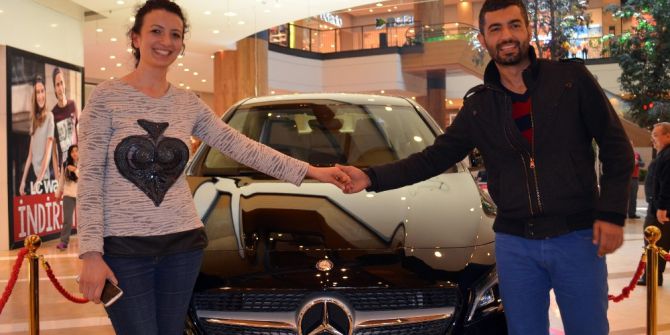 Piazza’dan Yaptığı Alışveriş Lüks Otomobil Kazandırdı