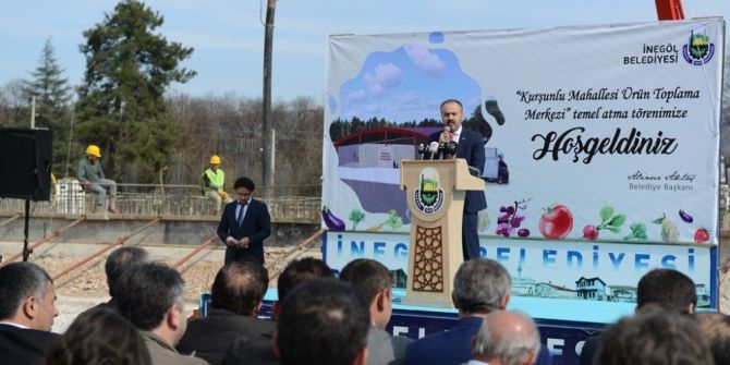 Kurşunlu’ya Ürün Toplama Merkezi