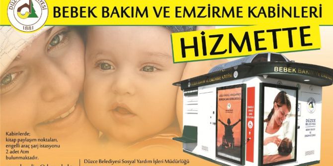 Bebek Emzirme Kabinleri Açılacak