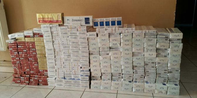 Mardin’de 2 Bin 340 Paket Kaçak Sigara Ele Geçirildi