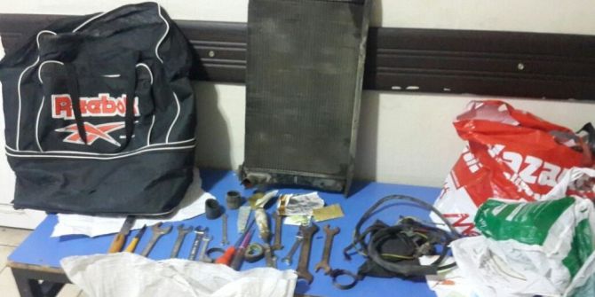 Araçtan Hırsızlık Yapan Zanlı Suçüstü Yakalandı