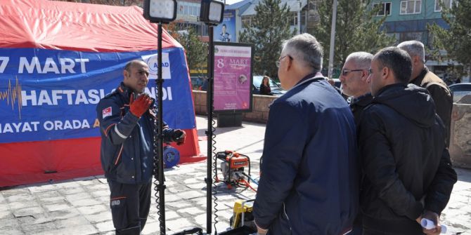 Tunceli’de Deprem Bilinci Oluşturuluyor