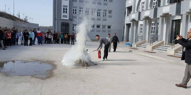 Okullarda Yangın Tatbikatı
