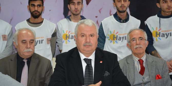 Chp İl Başkanı Şahin:"bu Bir Sistem Değişikliği Değil, Rejim Değişikliğidir"