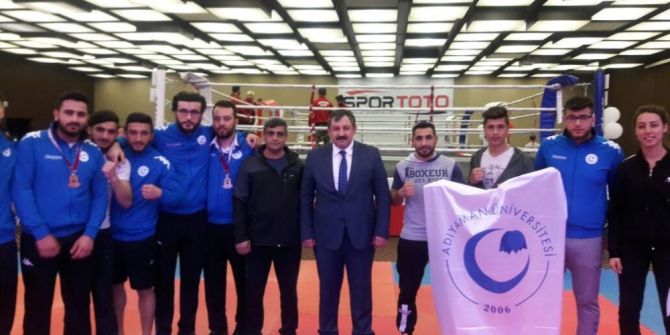 Adıyaman Üniversitesi Kick Boks Takımı Türkiye İkincisi Oldu