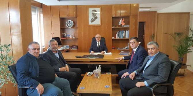 Başkan Yalçın’ın Karayolları 14. Bölge Müdürlüğü Temasları