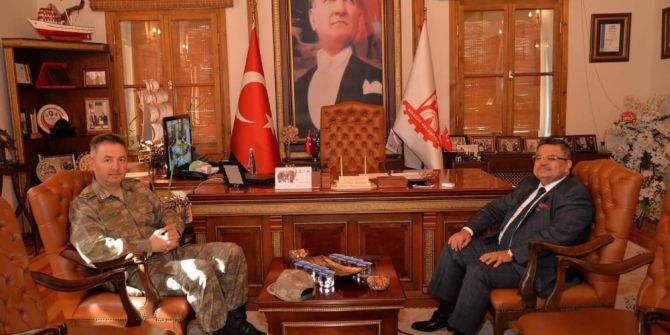 Alay Komutanı Çömez’den Başkan Yağcı’ya Ziyaret