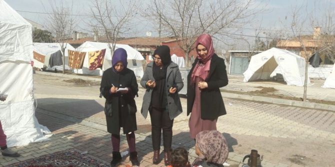 Kadın Ve Çocuk Hakları Derneği Deprem Bölgesinde