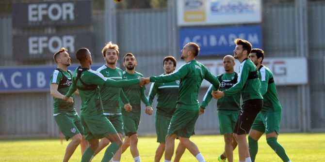 Bursaspor’da Neşeli Antrenman
