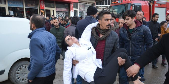 Yüksekova’da Korkutan Yangın